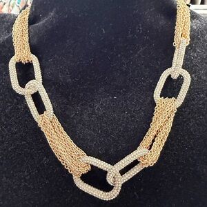 Givenchy Gold and Silver Chain Necklace